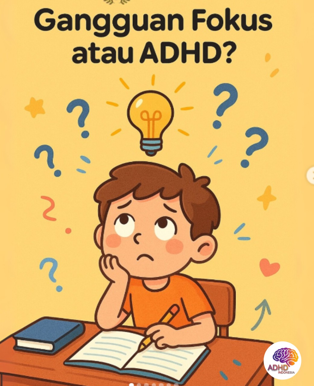 ADHD dan Kesulitan Fokus Anak: Edukasi untuk Keluarga di Kabupaten Bojonegoro
